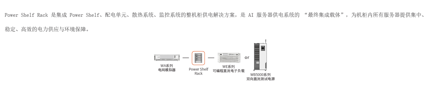 Power Shelf Rack测试解决方案图片
